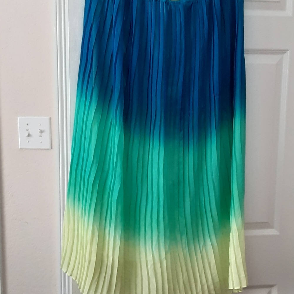 Multicolored broom skirt